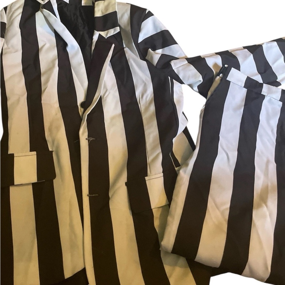 Black Jacket with Green Beetlejuice Logo